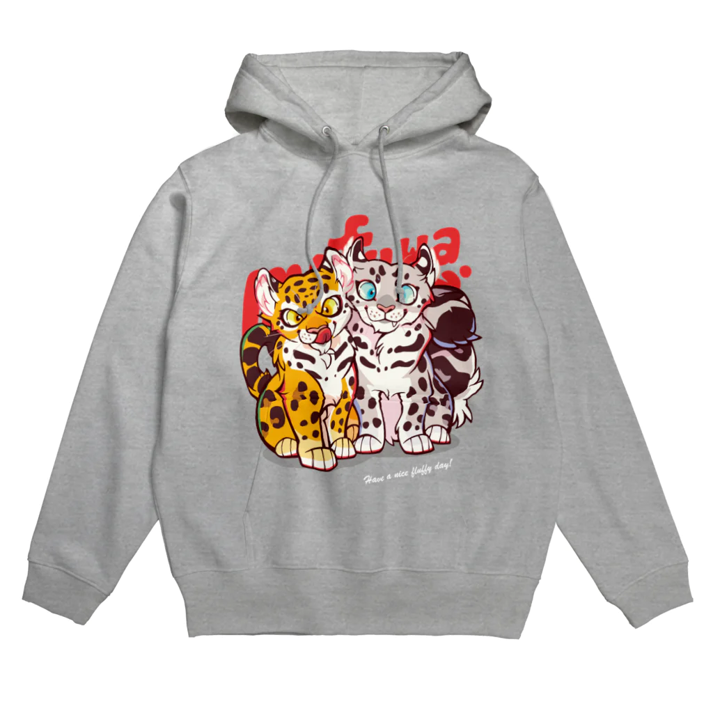 mofuwaのLEOPARD TWINS(dark colors) Hoodie