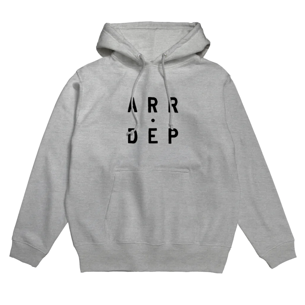 ARRDEPのARRDEP  Black logo パーカー