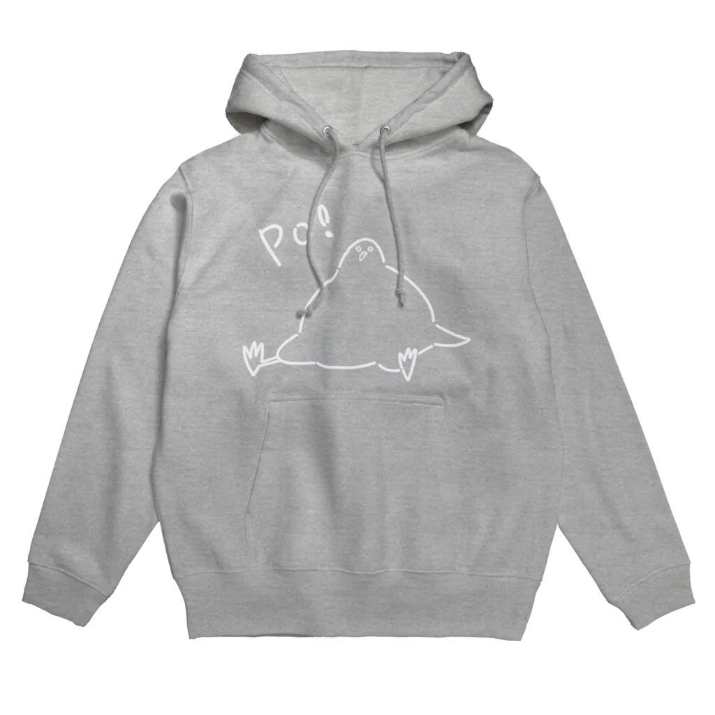 ODAYAKAのPo! 穏和な鳩　ホワイト Hoodie