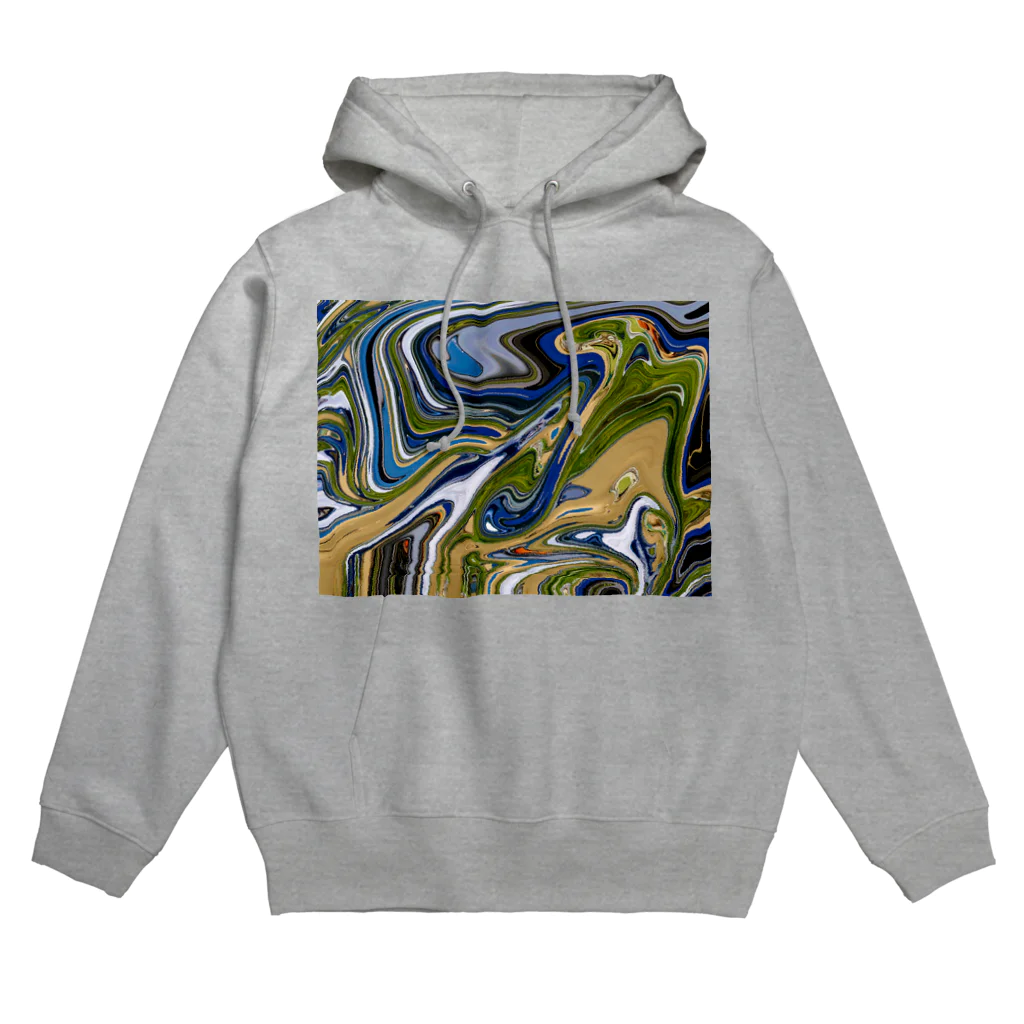 kawa2005のイラストグッズの大地のうねり Hoodie