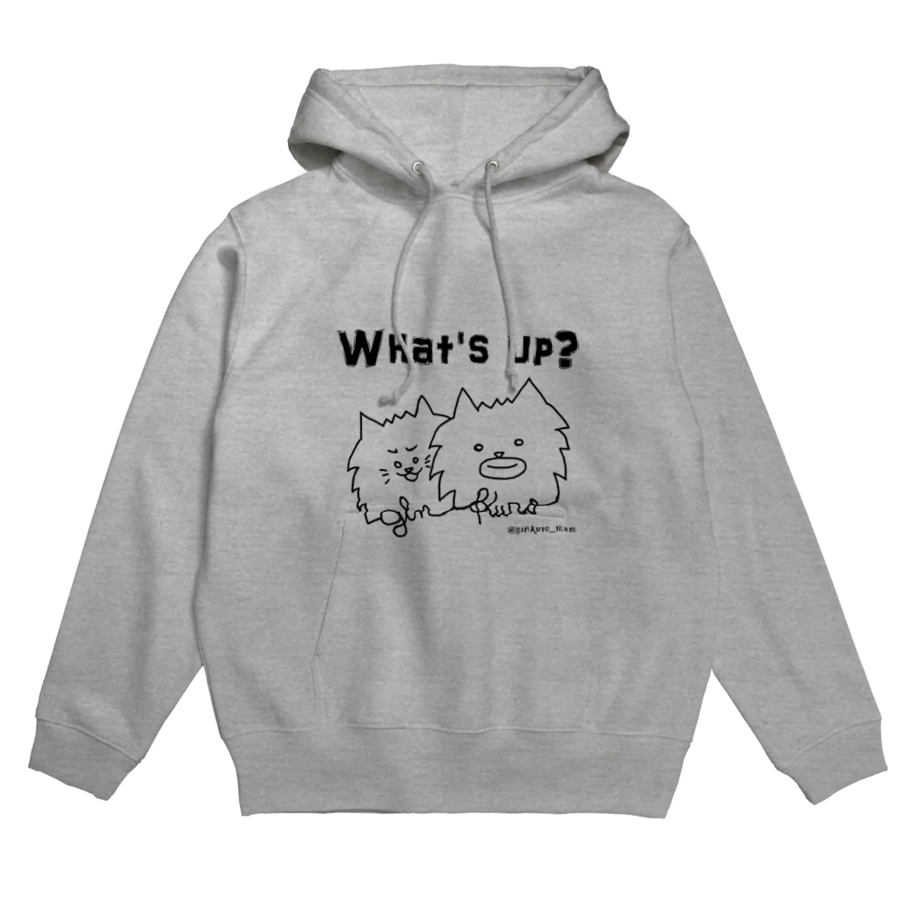 雪chanねるの@ginkuro_mam【What's up?】 Hoodie