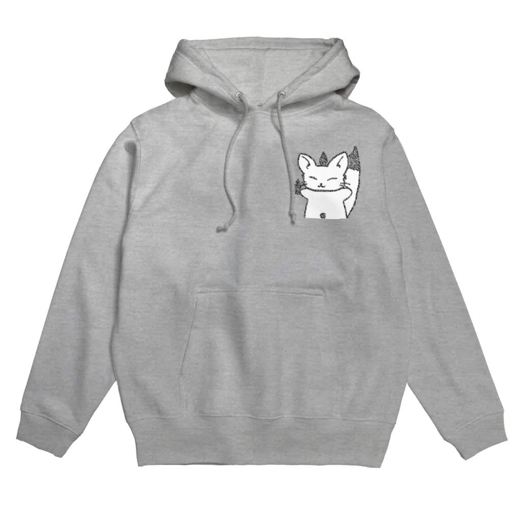 はむぎつね信奉会のはむぎつね・インビジブル Hoodie