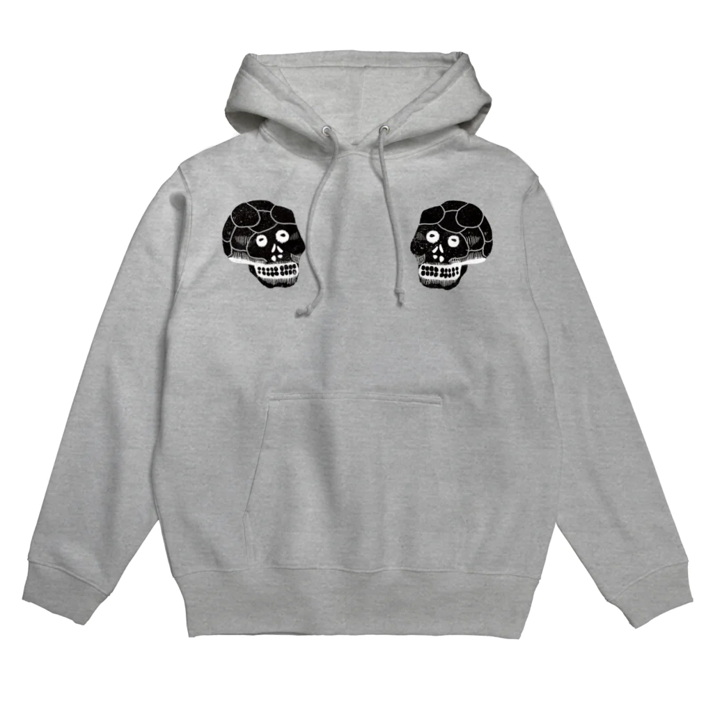 YourSukajanTshirt.comのスカル シーサイドブラック Hoodie