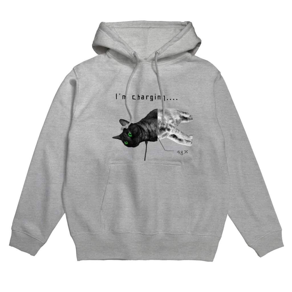 非ユークリッド幾何学を考える kodaisakanaのI'm charging....  Simple Hoodie