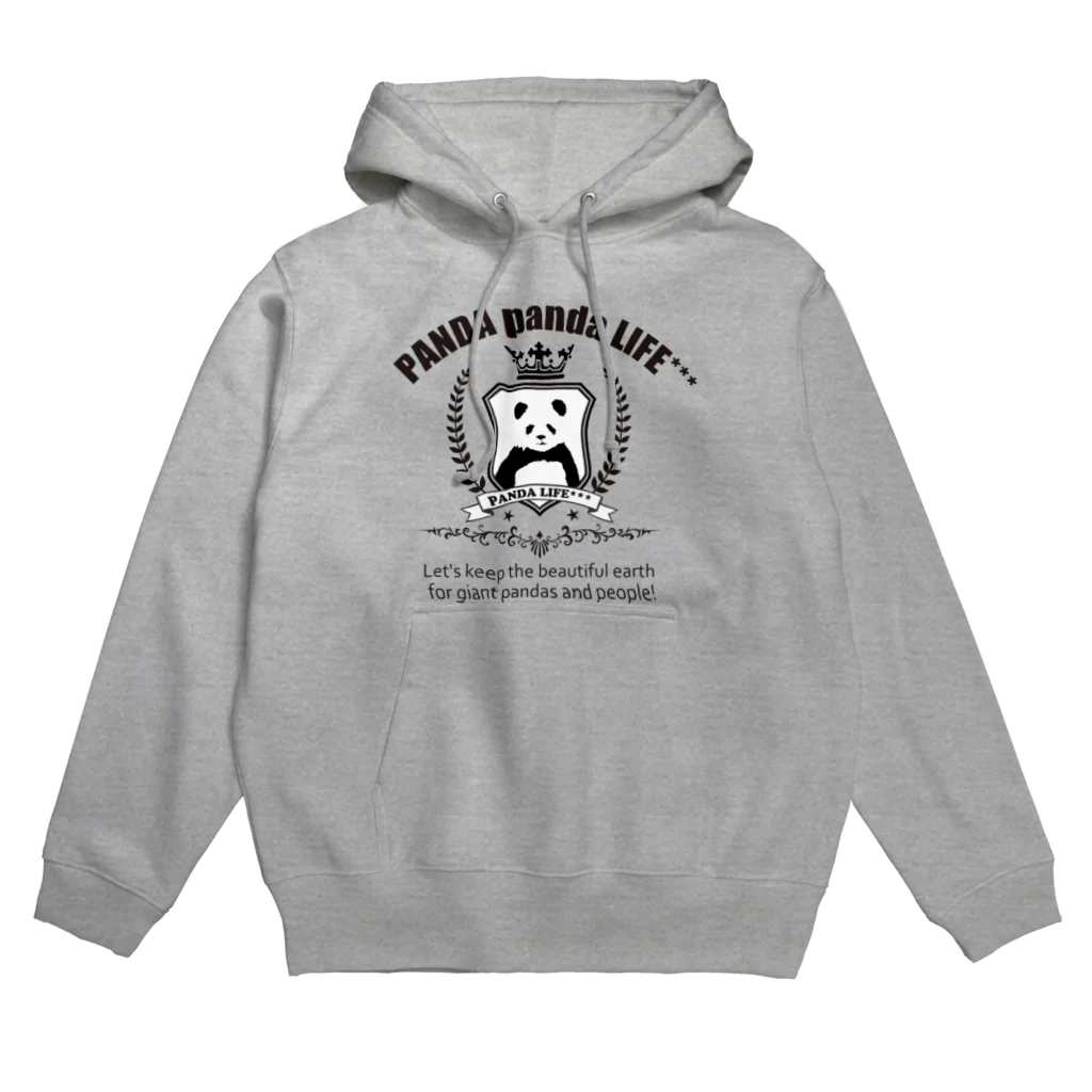 PANDA panda LIFE***のエンブレムパンダ Hoodie