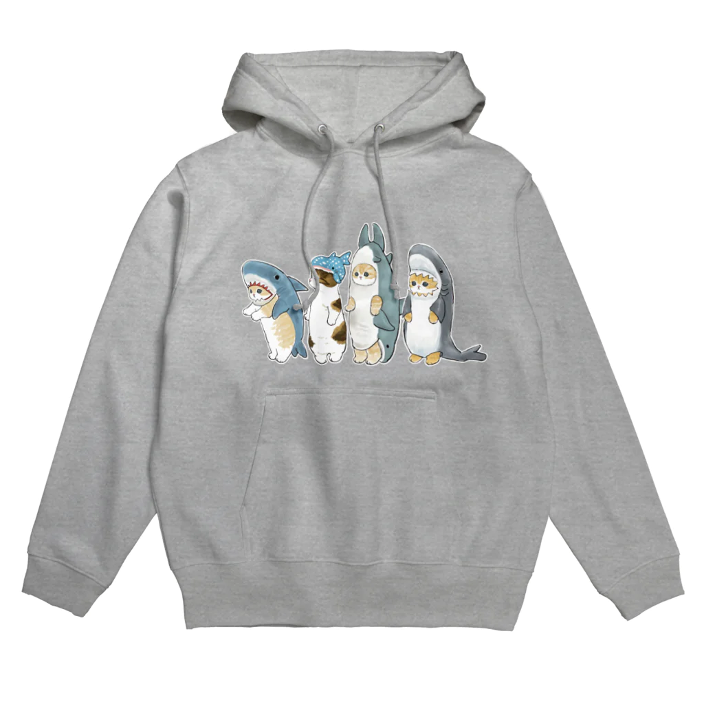 mofusandのサメ図鑑 Hoodie