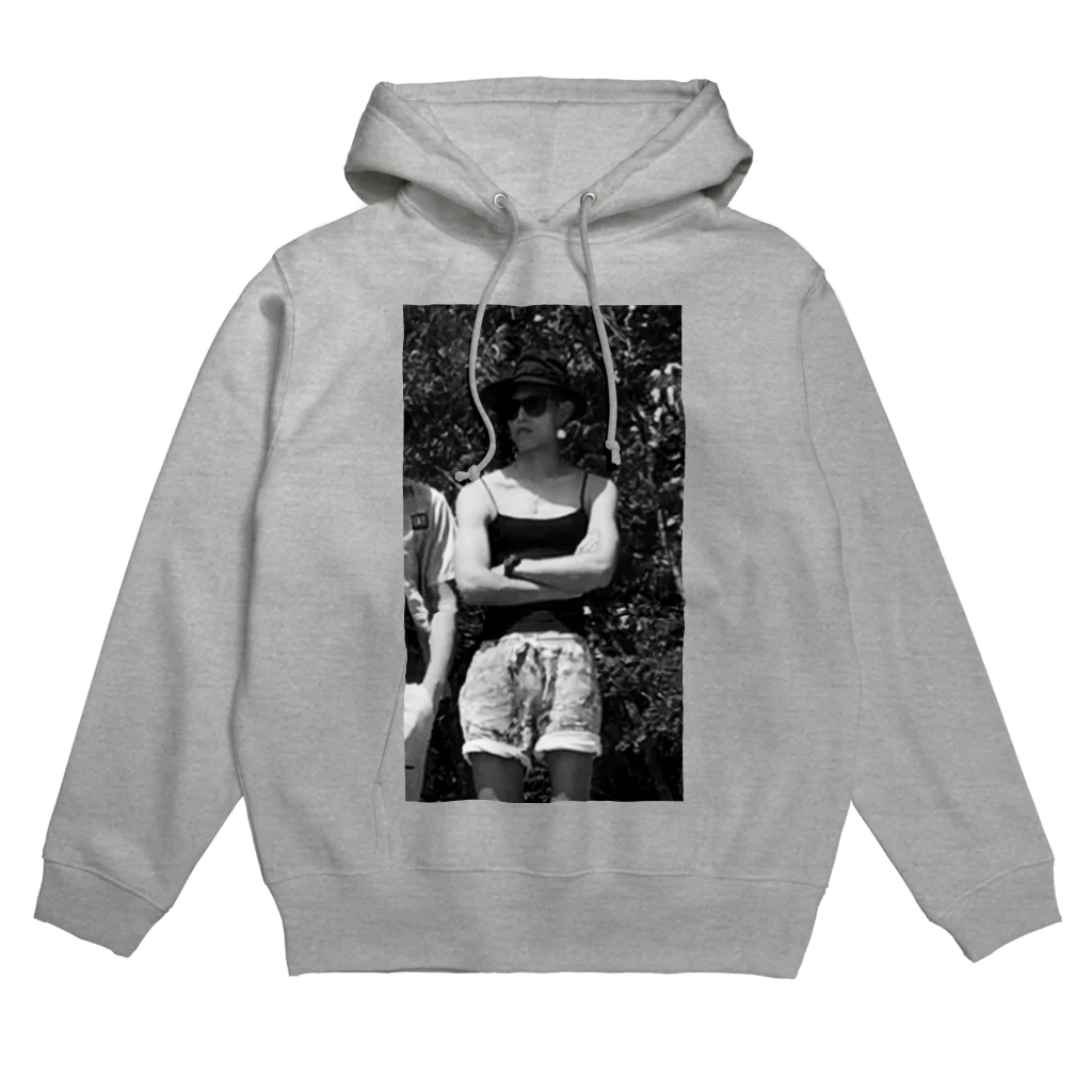 kingyamadaのモノクロ アテラちゃん Hoodie