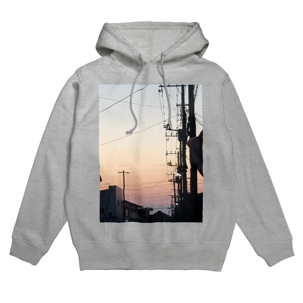 625626の淡い夕焼け Hoodie