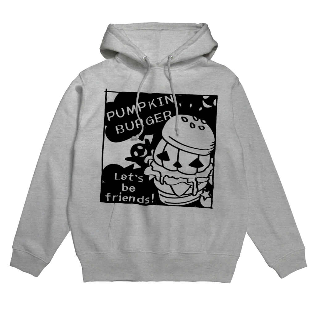 イラスト MONYAAT のGz かぼちゃバーガーＤ Hoodie