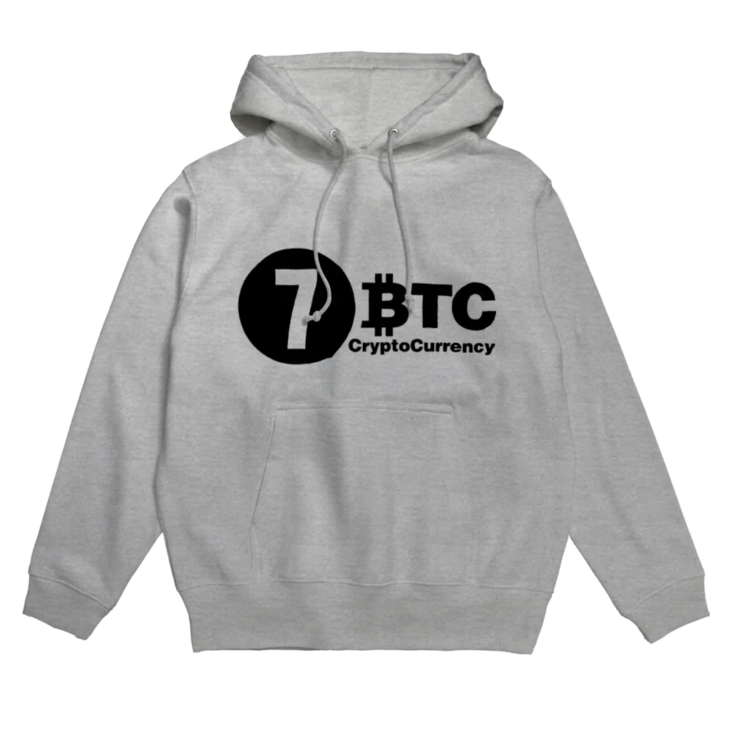 10BTCの7BTC(Black-Logo) パーカー