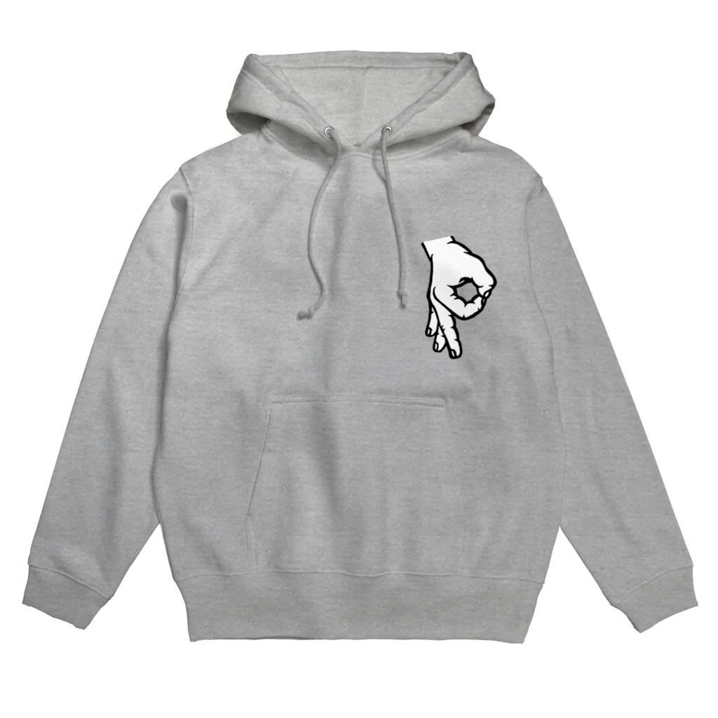 ＰＯＴＢＯＵＮＤのHAND sign 「Ｐ」HOODY パーカー