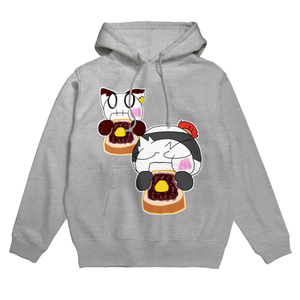 NekokoNyachikoの小倉トースト．夫婦バージョン Hoodie