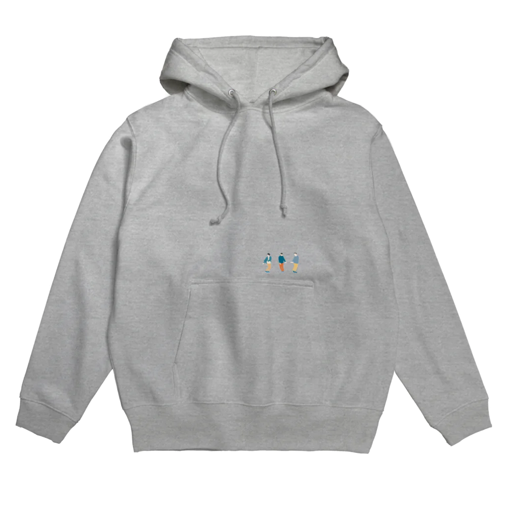 いくしま：Ikushimaのdoga de mita dance men Hoodie