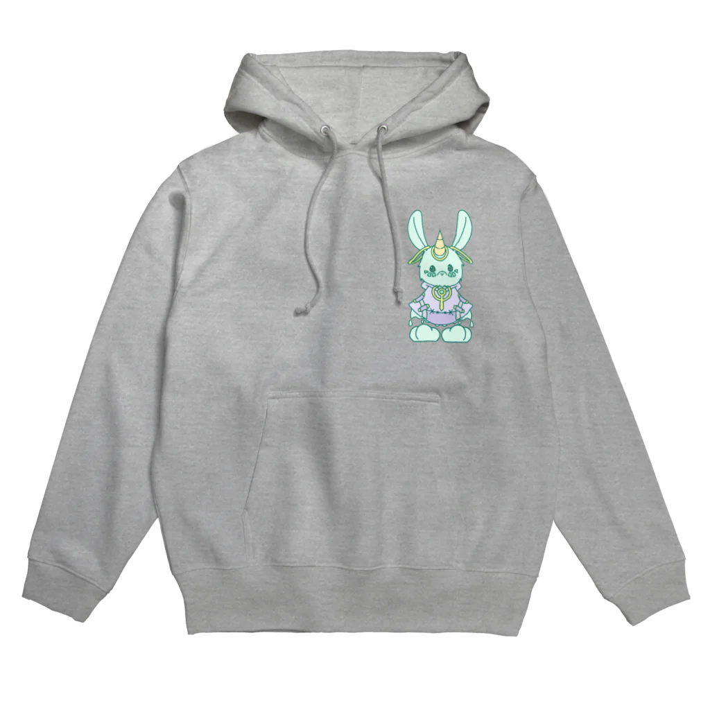 ブルー市民の電波ウサギ Hoodie