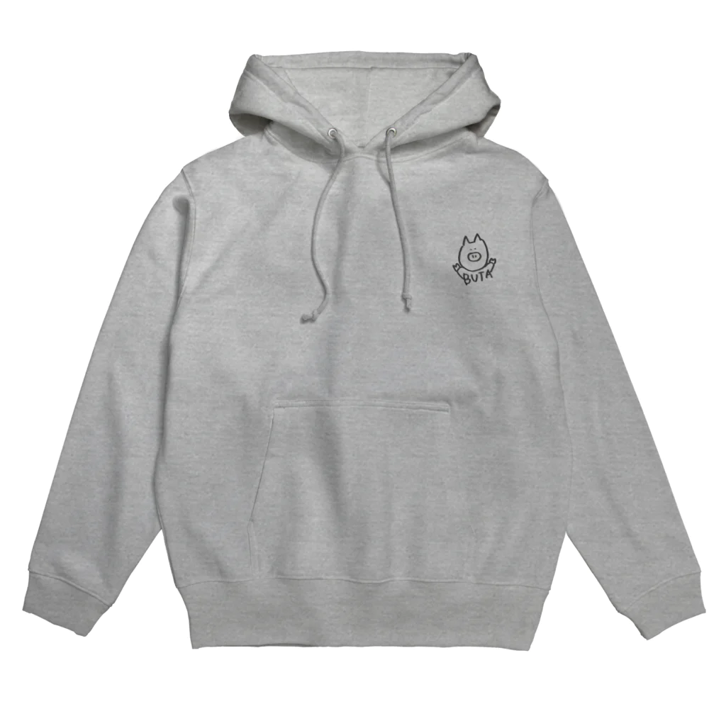 りんごのどうみてもBUTA Hoodie