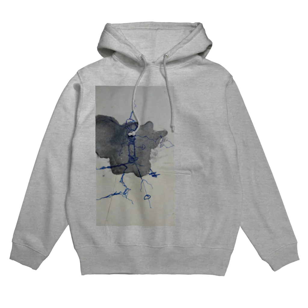 末素生児の鬱染み Hoodie