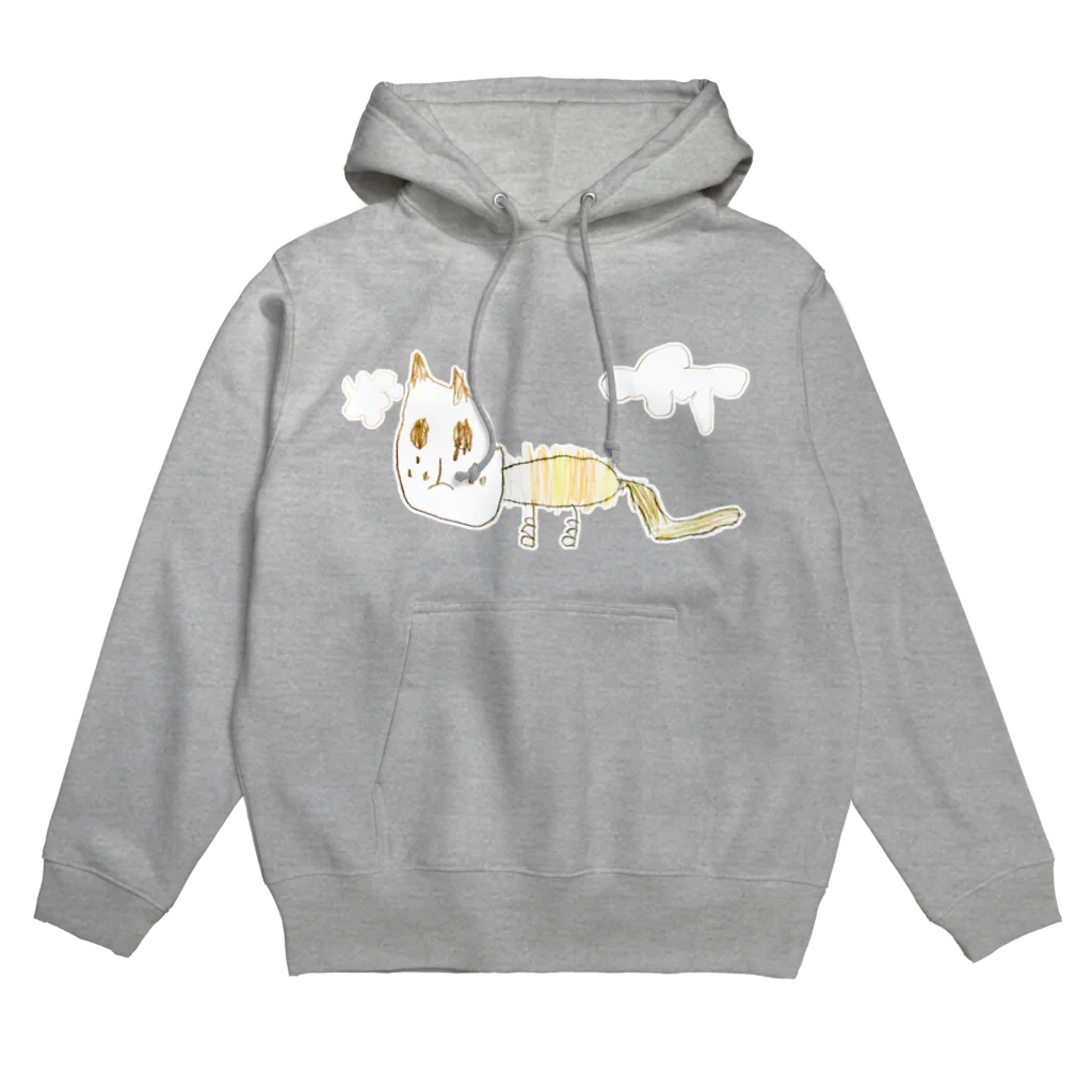 おそうの生き物雑貨のおそうのネコちゃん　WH Hoodie