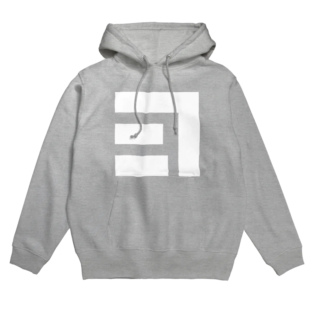 きゃべちのヨニキ団ロゴ(白) Hoodie