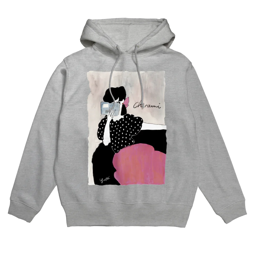 ゆっぴぃのyupicollectionお店のチラ美 Hoodie