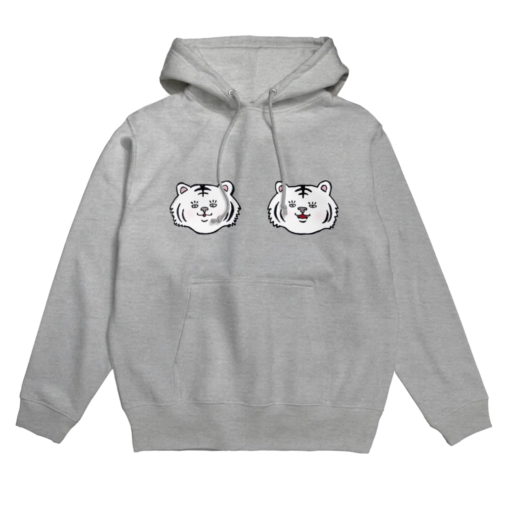 かまだ まゆめの白いトラトラ Hoodie