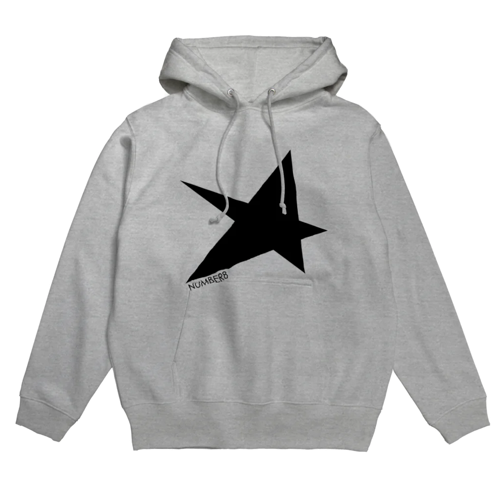 Number8（ナンバーエイト）のBIG STAR（星柄） Tシャツ Hoodie