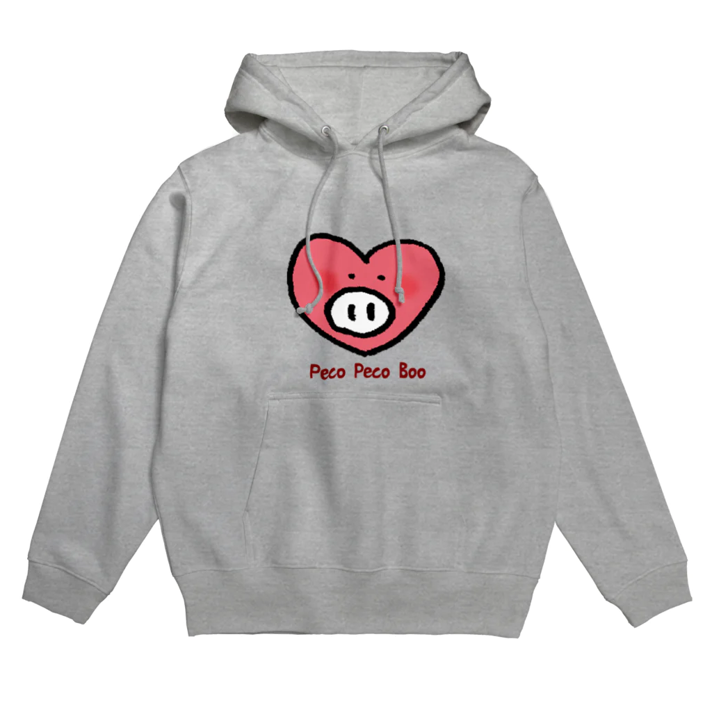 Peco Peco Boo&Carotte cocon❋のハートのブタLa Boo♥ Hoodie