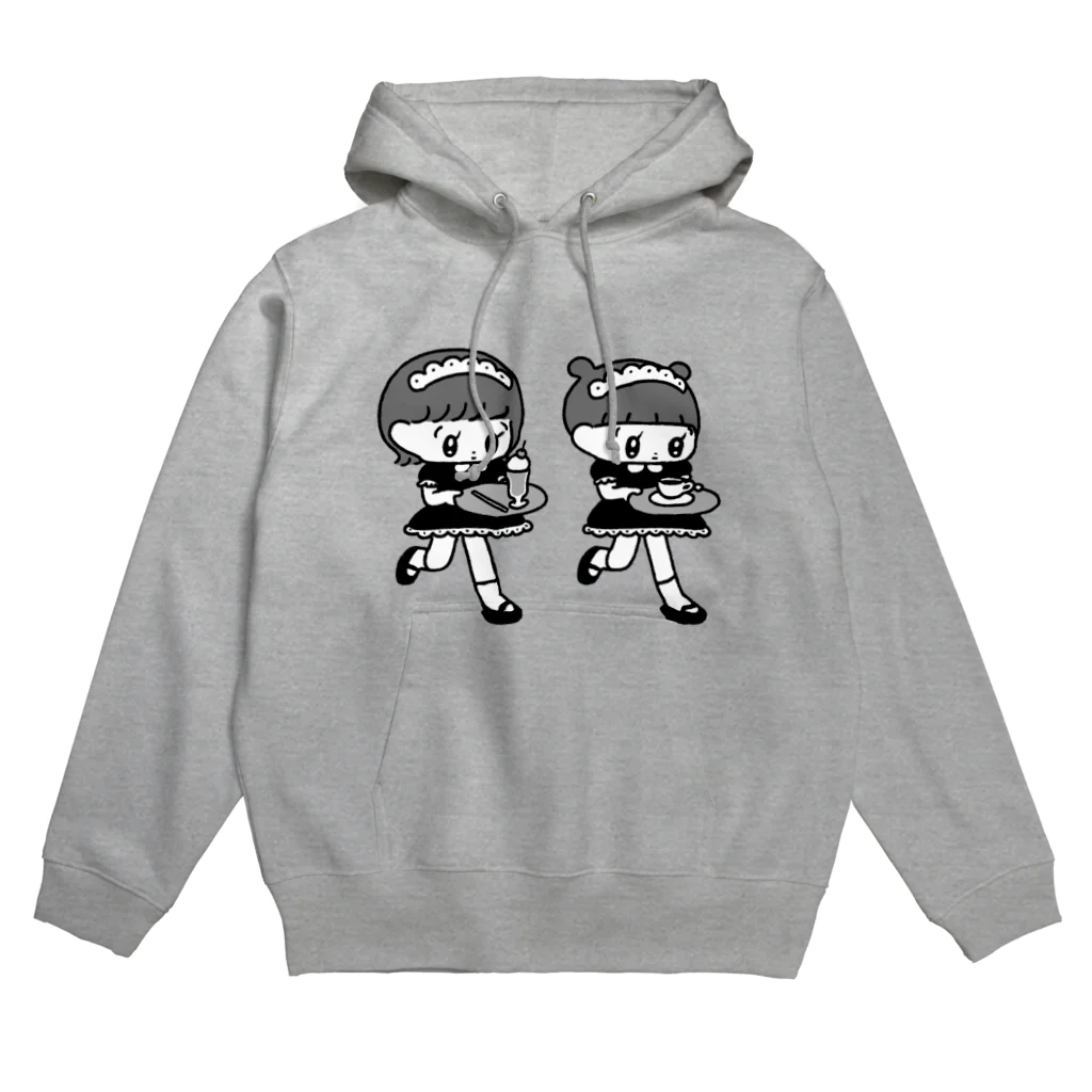 モニョチタポミチのウエイトレス Hoodie