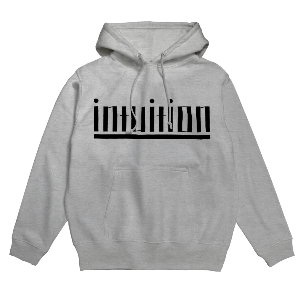 intuition_brandのintuition（黒ロゴ） Hoodie