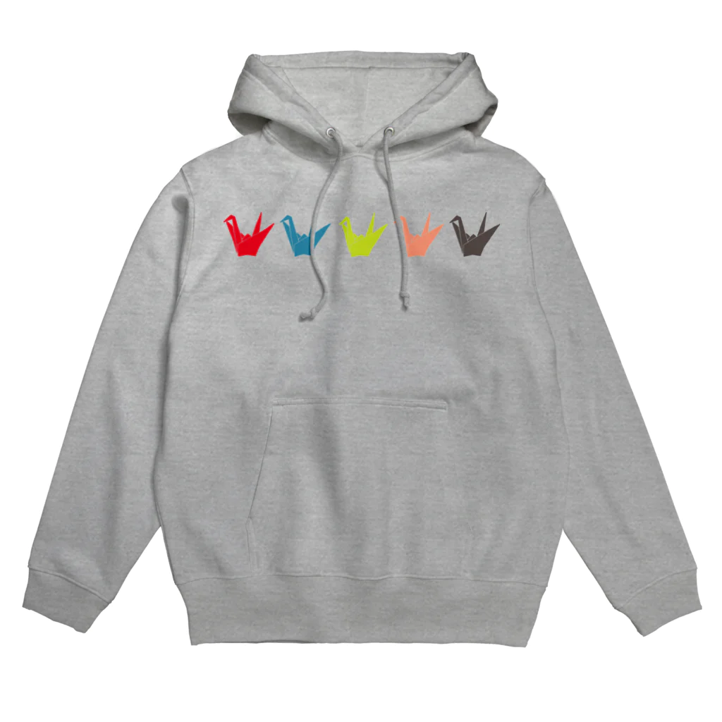 ░▒▓ＳＭＩＲＫＷＯＲＭ▓▒░のPAPERCRANE Hoodie