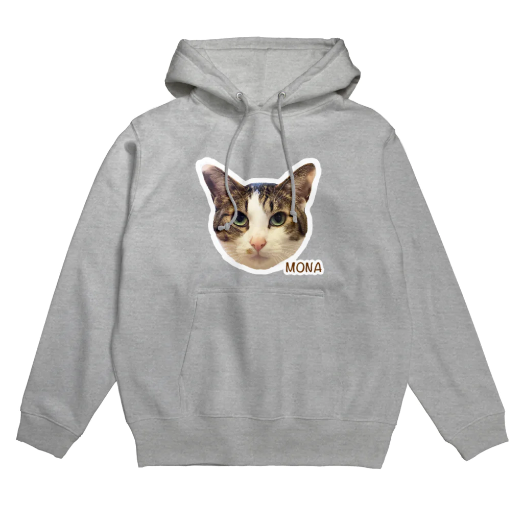 猫カフェ ぶぅたんグッズショップの絵文字モナくん Hoodie