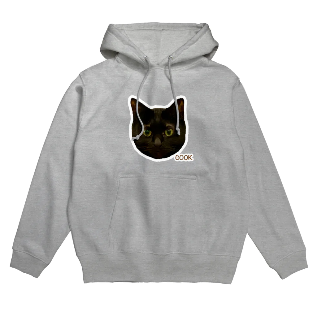 猫カフェ ぶぅたんグッズショップの絵文字ククちゃん Hoodie