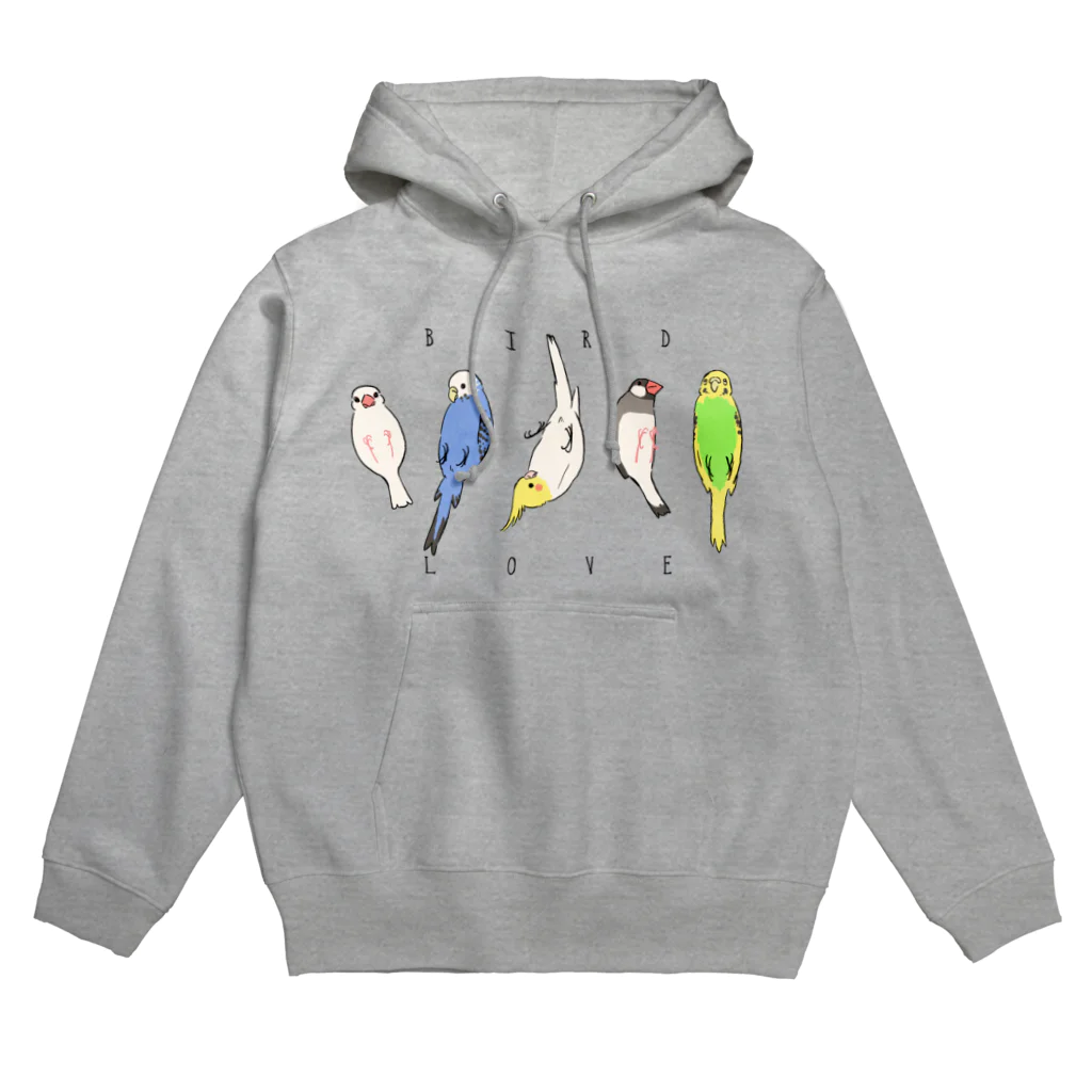 茶原の仰向け鳥 Hoodie