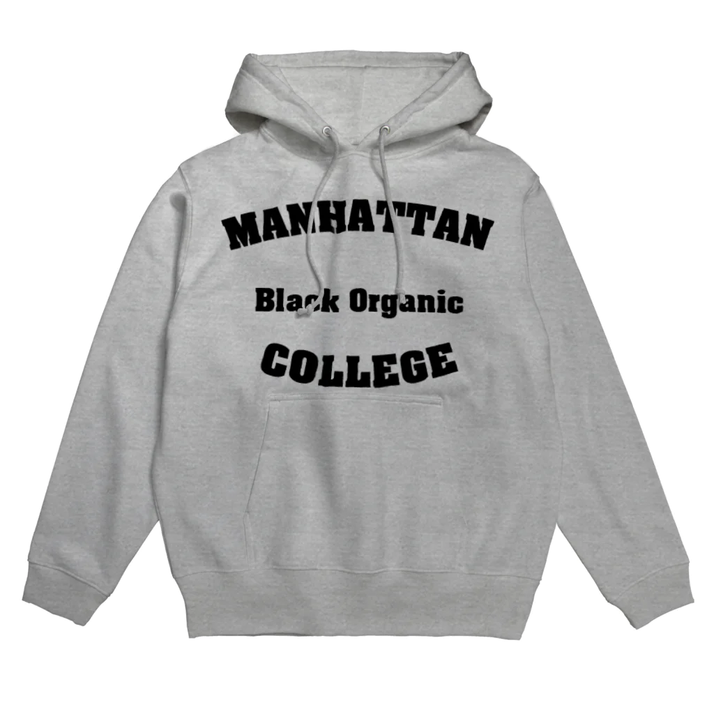 Jack NicholsonのMANHATTAN Black Organic COLLEGE Hoodie