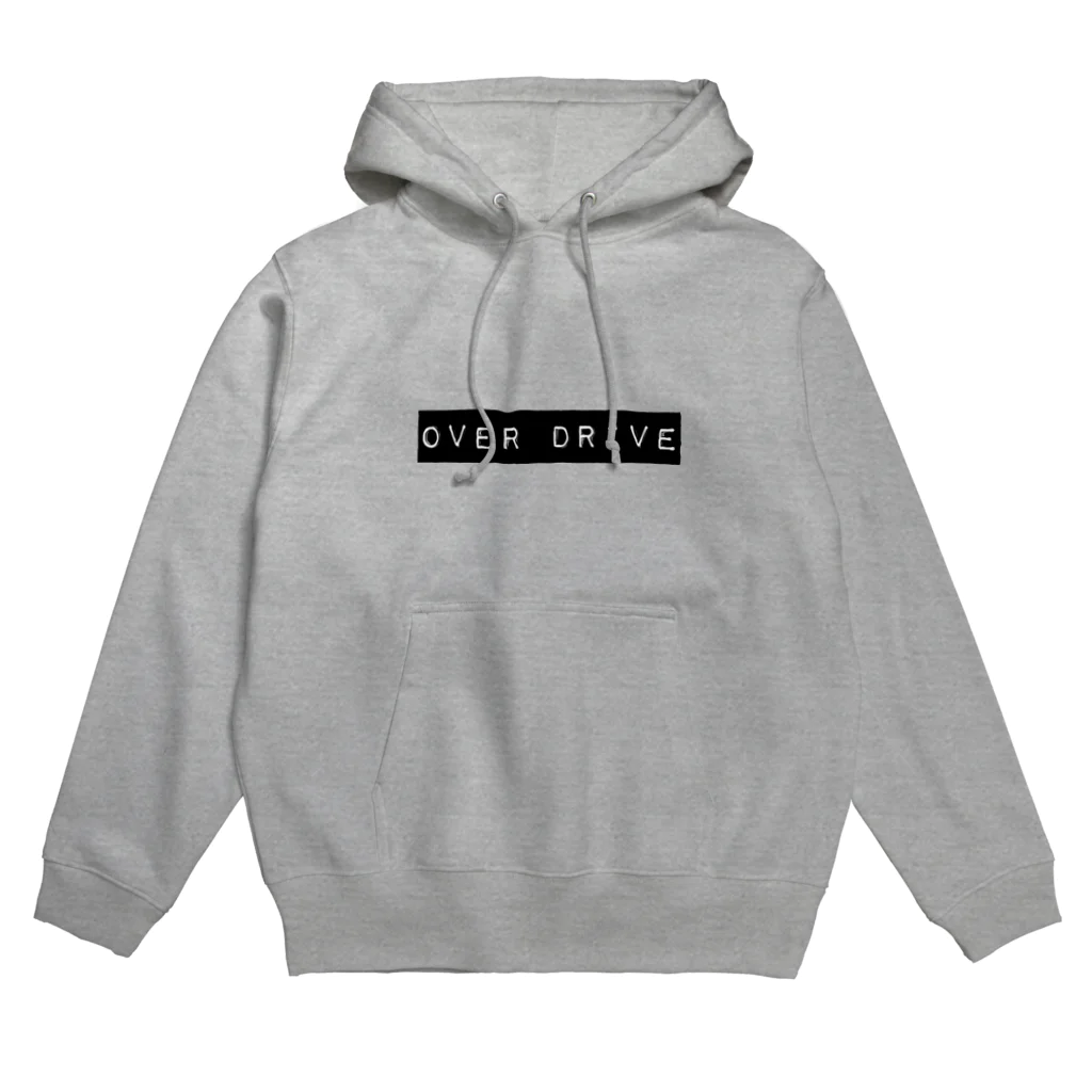 オーバードライブのオーバードライブボックスロゴ Hoodie