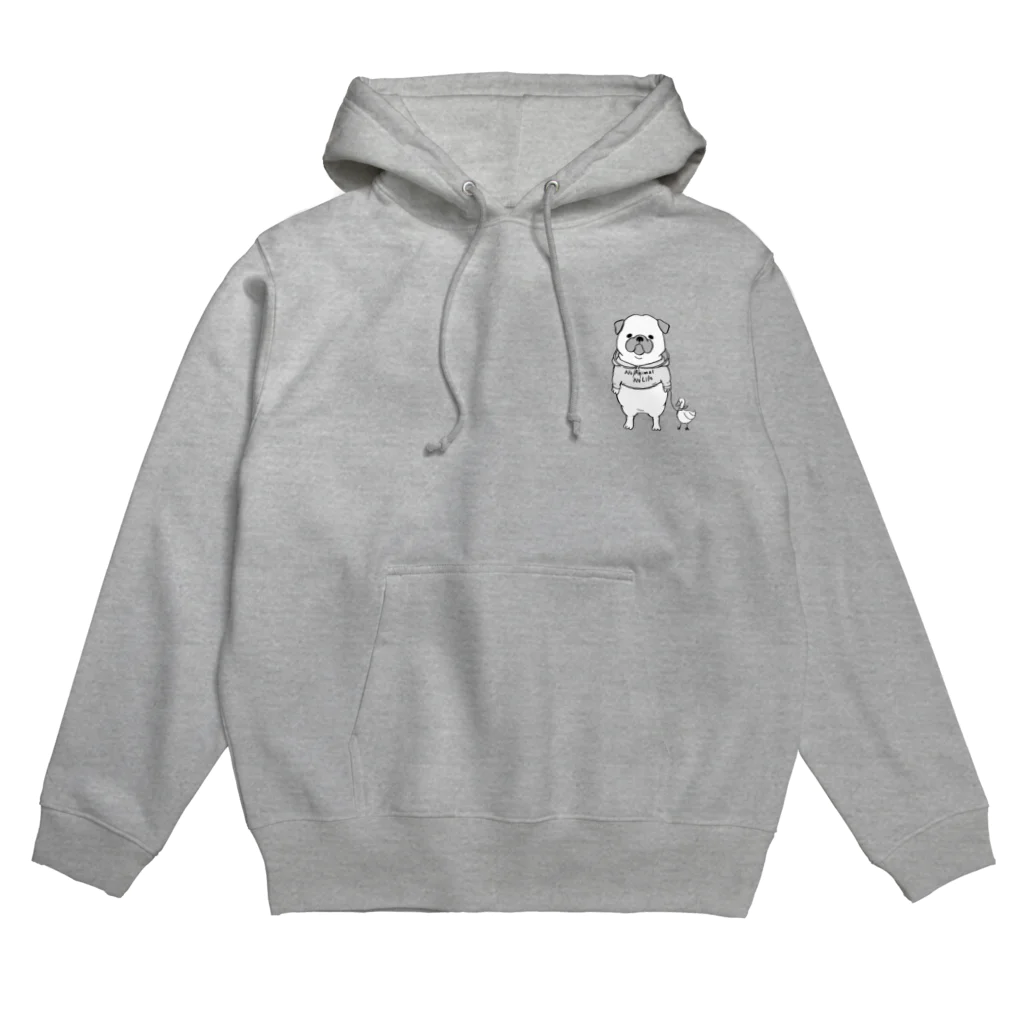 Baby_Tzuのぽちゃっとパグ Hoodie