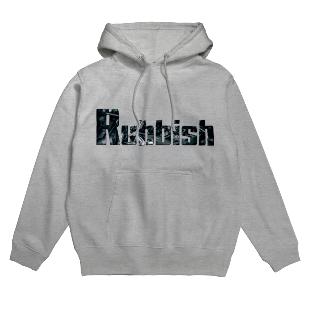 RubbishのRubbish ロゴ パーカー