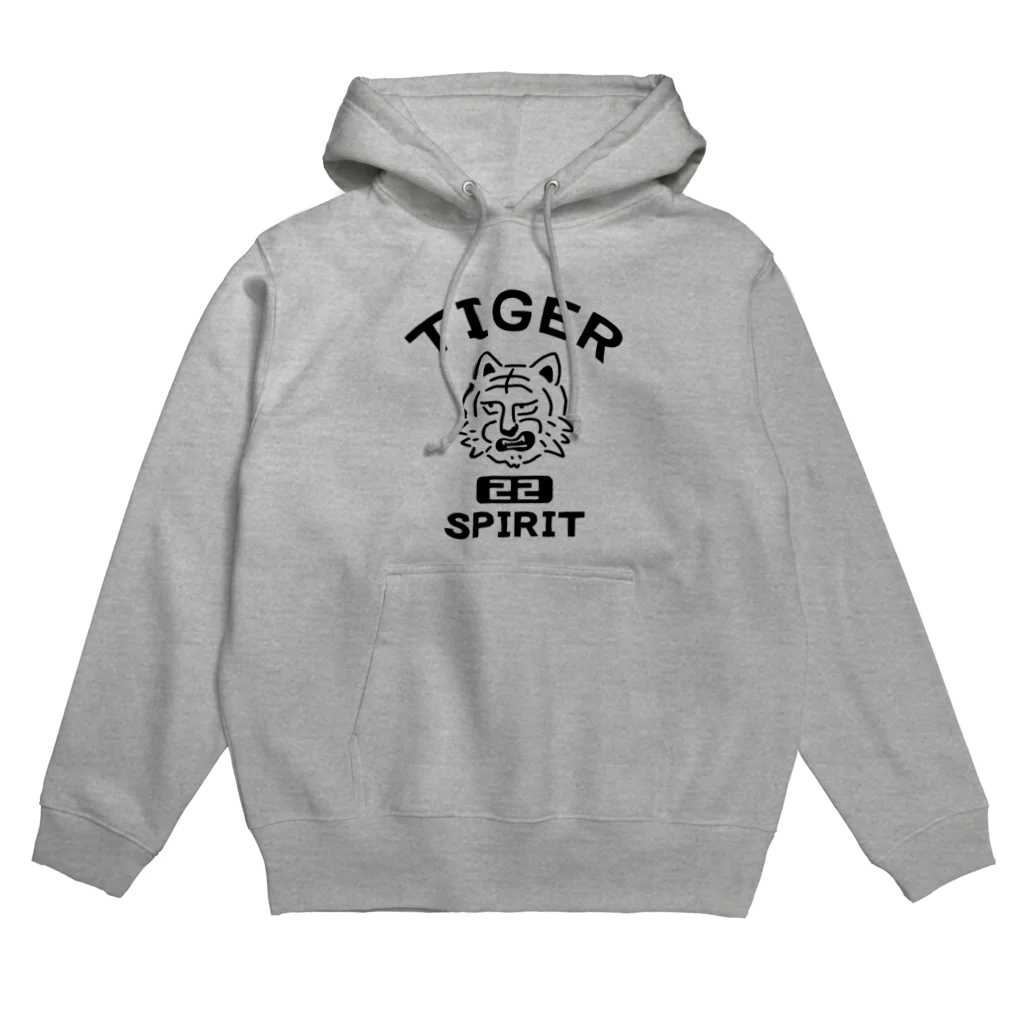 AliviostaのTIGER SPIRIT タイガー アメリカンカレッジ動物 虎 おもしろかわいい Hoodie