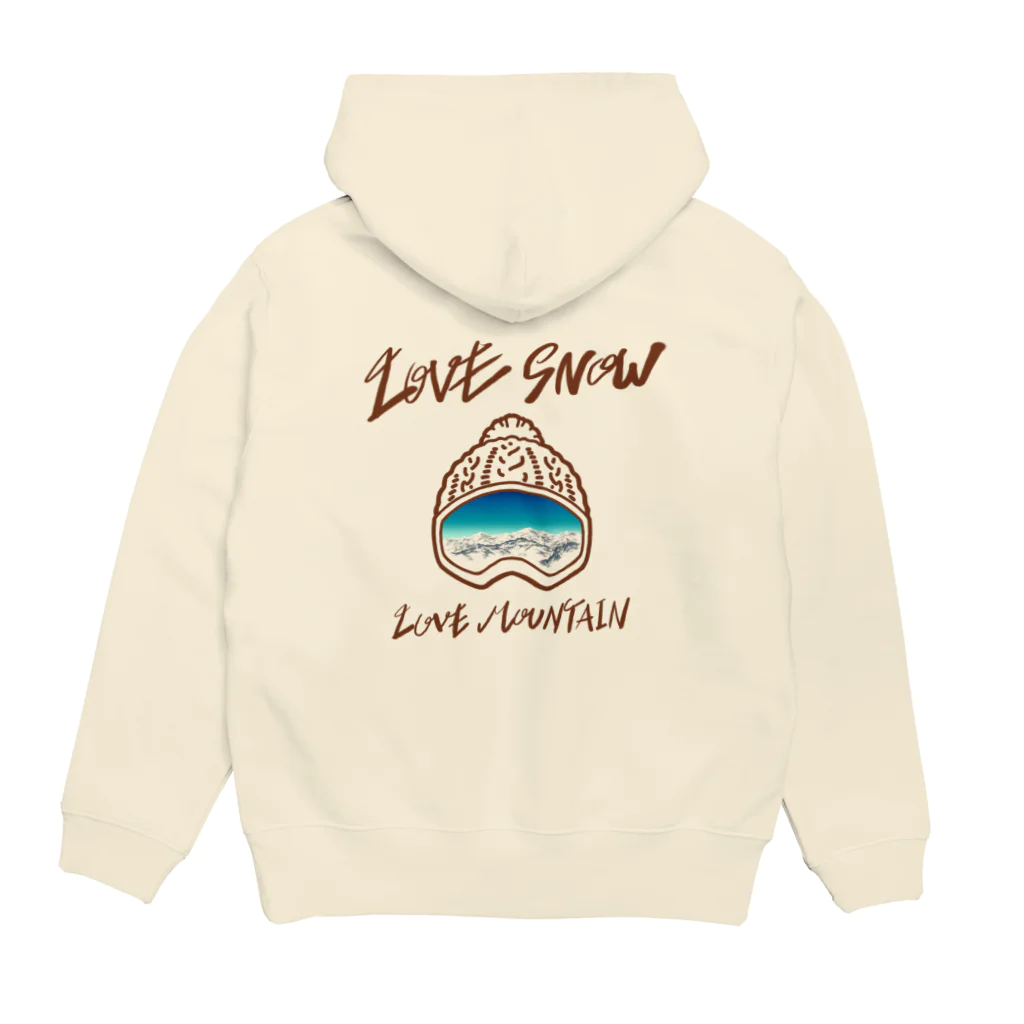 LONE MOUNTAINのLOVE SNOW　LM22ｗ Hoodie:back