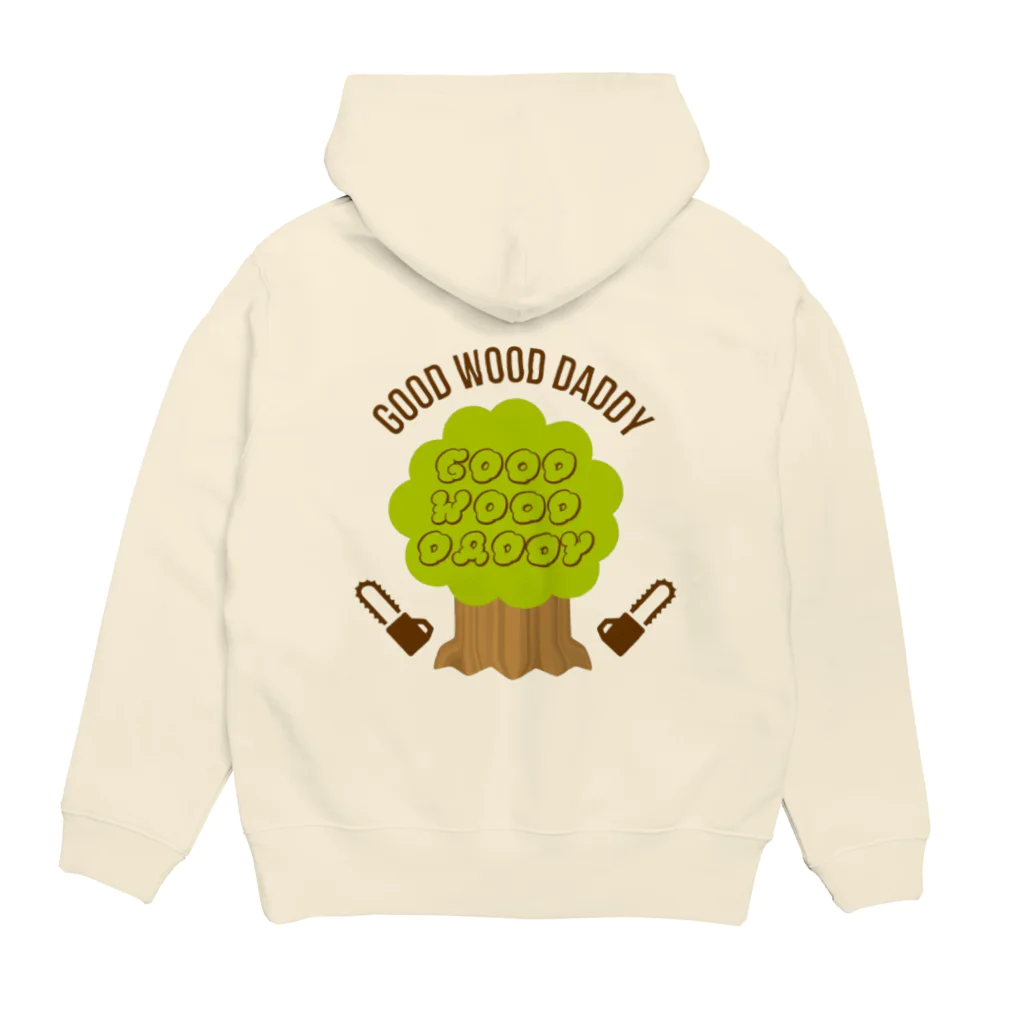 GoodWoodDaddyのGoodWoodDaddy　フルカラーロゴ パーカーの裏面