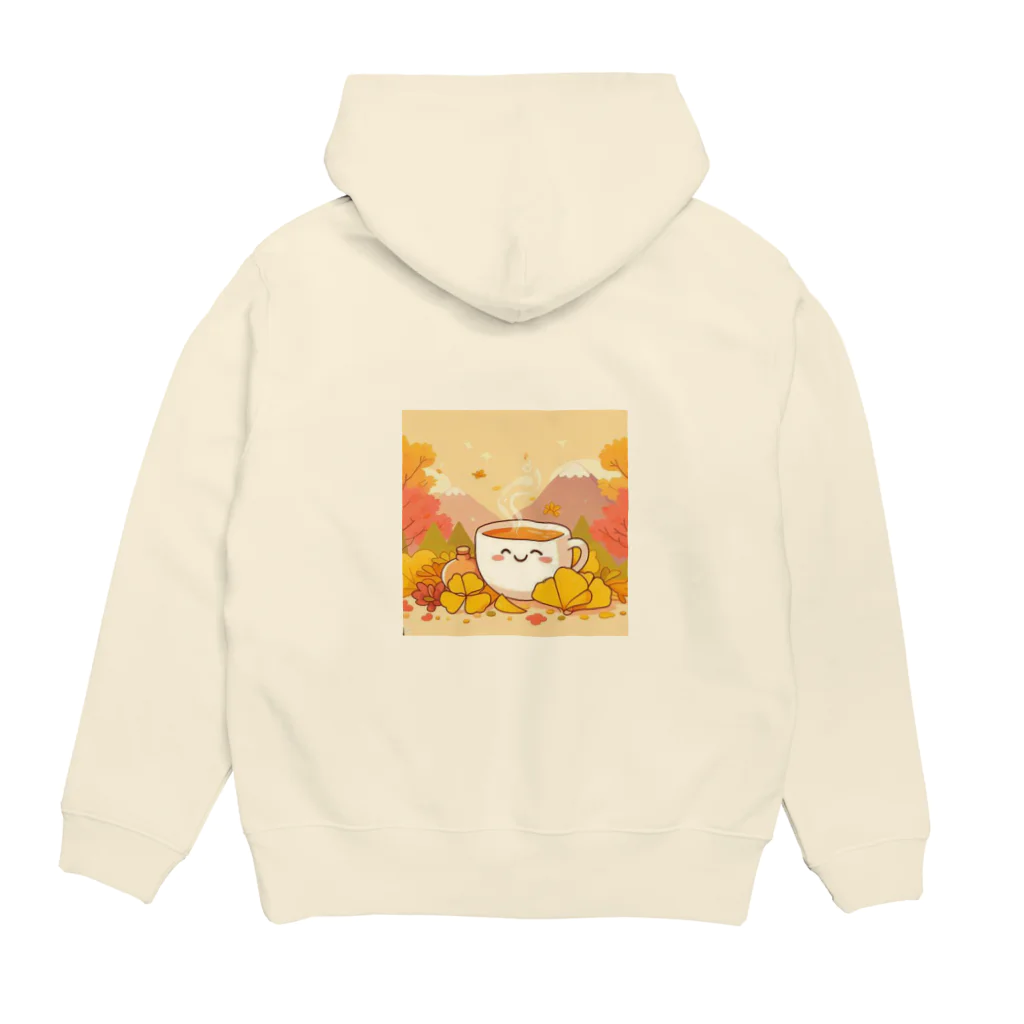 chapinnuのイチョウと紅茶シリーズ② Hoodie:back