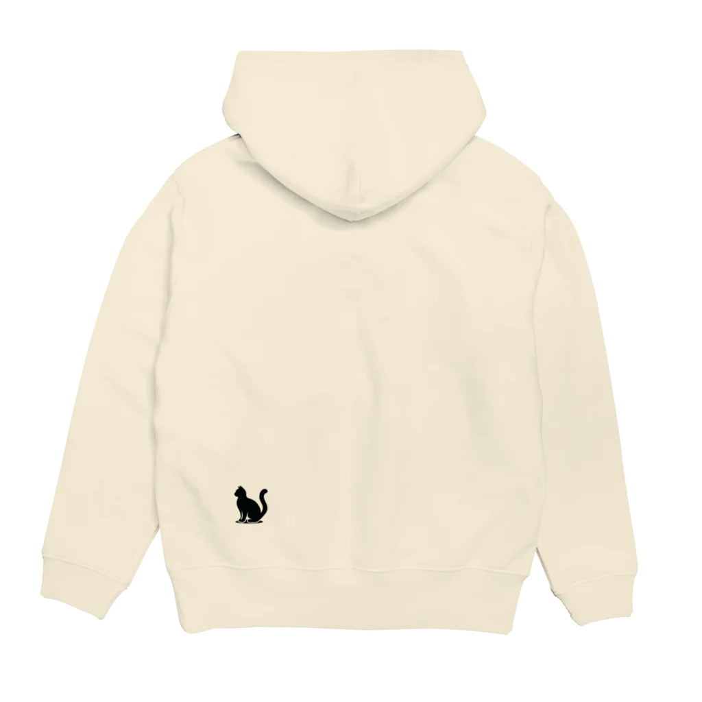 warasuのニャンダフルライフ・猫アート１ Hoodie:back