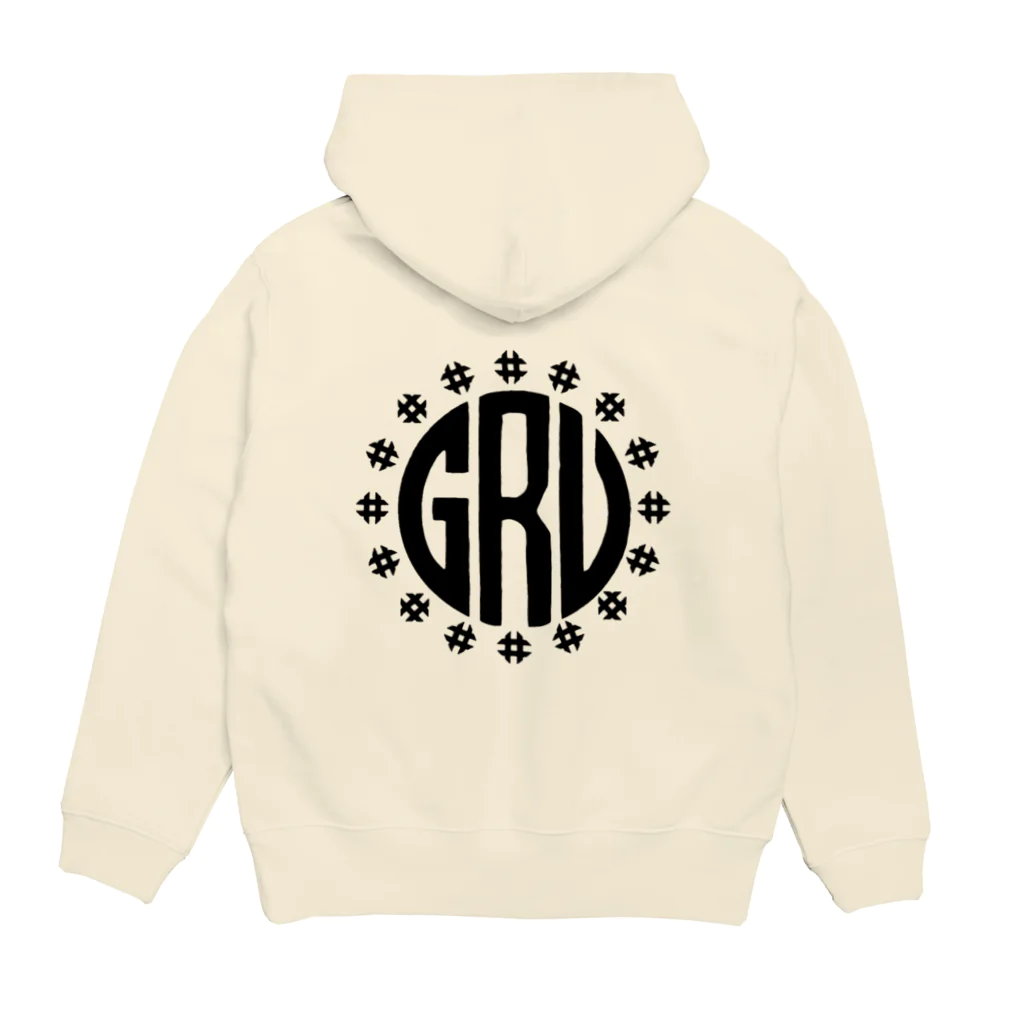 #Groove©︎ Online shopの#GRV Circle logo Hoodie:back