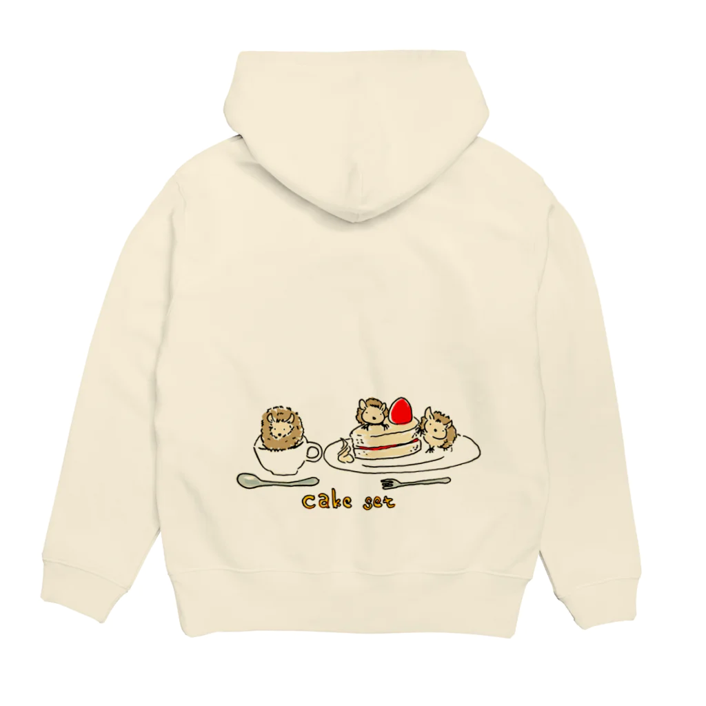 3ko4baSHOPのヒメハリ Hoodie:back
