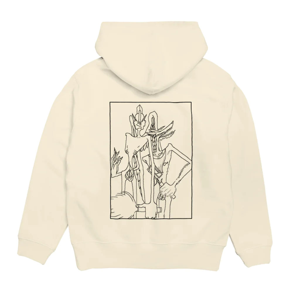 prototype garageのthe incarnation Hoodie:back