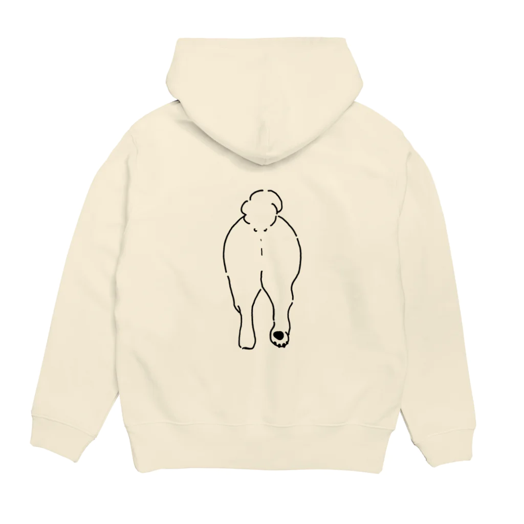 さくら もたけのおしり干支シリーズ_戌ver. Hoodie:back