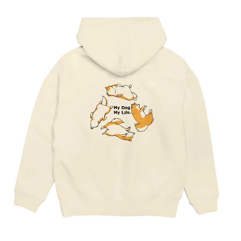 あたちたちのおみせのMy Dog,My Life Hoodie:back