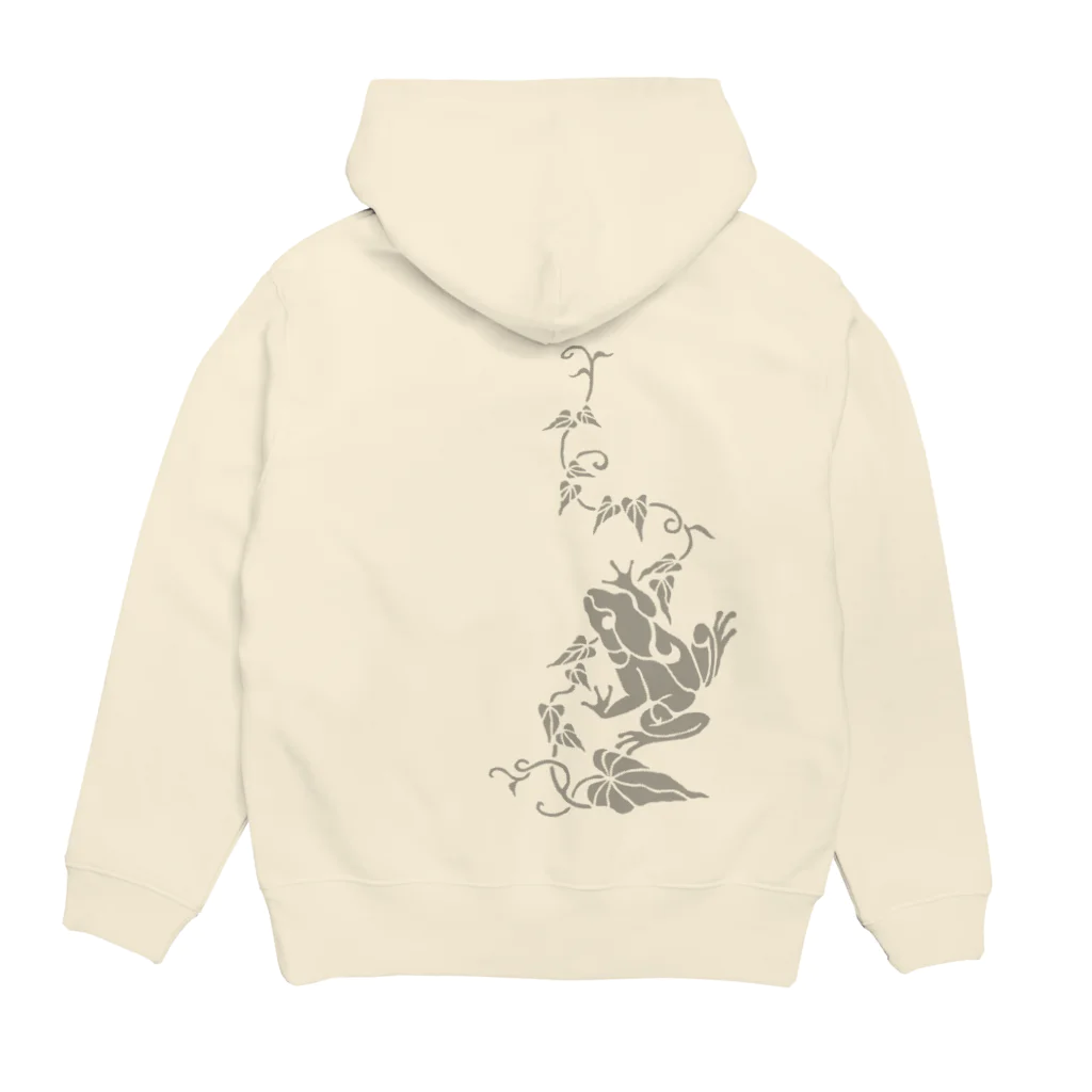 ツバメ堂の蔦とかえる Hoodie:back