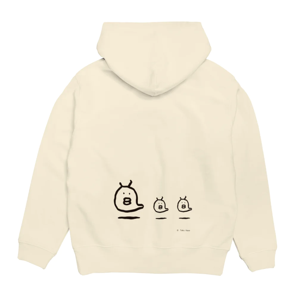 もふ五郎のなぞのひよこ Hoodie:back