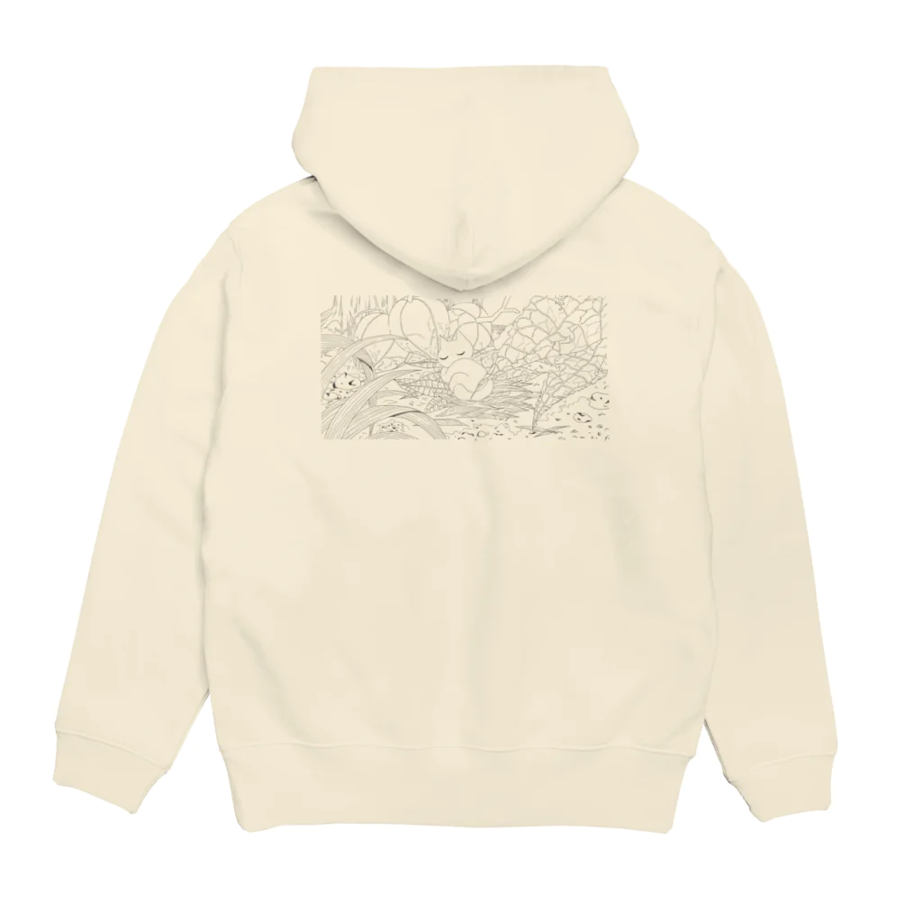 スプートニクの森で眠る猫 Hoodie:back