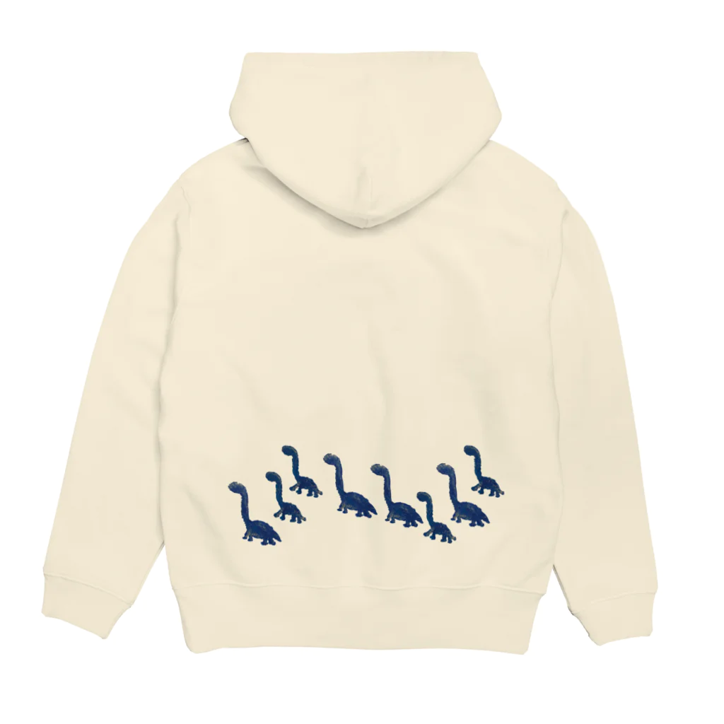 ささきちかのSPACE DINOSAUR FAMILY T Hoodie パーカーの裏面